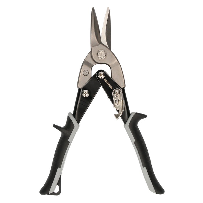 WOLFPACK LINEA PROFESIONAL Ciseaux de tôlerie pour coupe centrale et droite, 250 mm WOLFPACK LINEA PROFESIONAL Ciseaux de tôlerie pour coupe centrale et droite, 250 mm