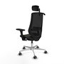 Piqueras y Crespo Chaise de Bureau Mardos Noir