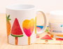 Innspiro Taza de cerámica blanca 325ml