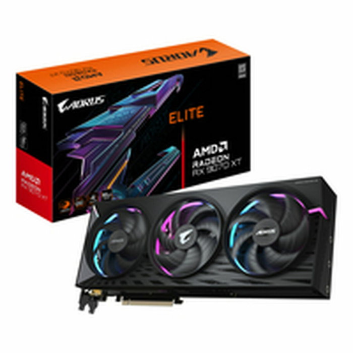 Carte Graphique Gigabyte 9VR907XTAE-00-G10 radeon rx 9070 xt 16 GB GDDR6 Carte Graphique Gigabyte 9VR907XTAE-00-G10 radeon rx 9070 xt 16 GB GDDR6