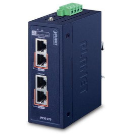 Planet IPOE-270 Injecteur Hub PoE++ Industriel 2 ports Multi-Gigabit