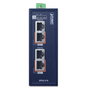 Planet IPOE-270 Injecteur Hub PoE++ 2 ports Multi-Gigabit 802.3bt industriel, jusqu'à 90W par port, 12-56V DC, montage DIN-rail