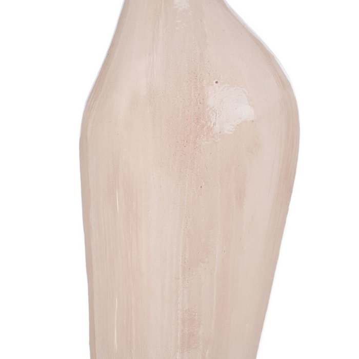 BigBuy Home Bouteille décorative Crème et Doré 13 x 10 x 47 cm