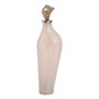 BigBuy Home Bouteille décorative Crème et Doré 13 x 10 x 47 cm