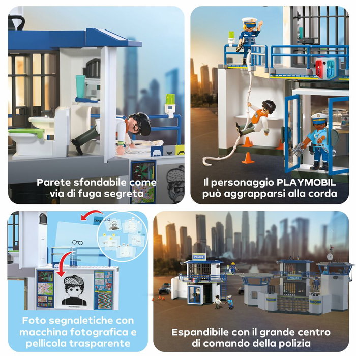 Playmobil Poste de police avec salle de recherches 71874