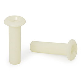 Q&Q Taco Liso Sombrerete 10-37 Int.7 - Té en Plastique Blanc pour Assemblage de Canapé, Ø Intérieur 7 mm