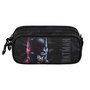 Karactermania - Sac scolaire Batman Trick FAN 2.2 - Triple compartiment avec fermeture à glissière, cintre pour trolley - 10x23x11 cm - Noir