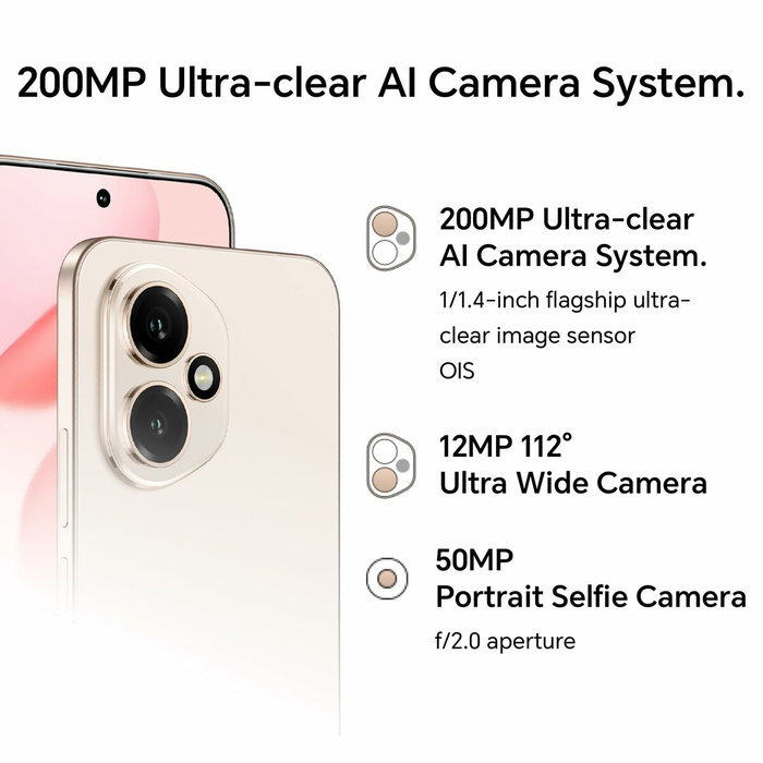 Smartphone Honor 400 5G 6,55" Octa Core 8 GB RAM 256 GB Or