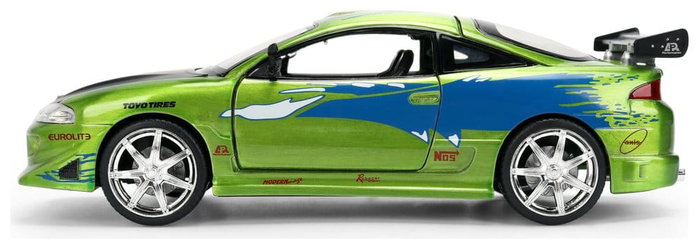 JADA TOYS Mitsubishi Eclipse 1995 Fast & Furious 1:24 JADA TOYS Mitsubishi Eclipse 1995 Fast & Furious 1:24