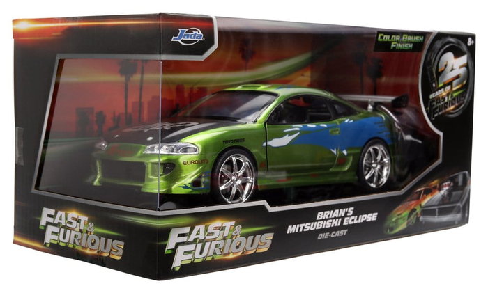 JADA TOYS Mitsubishi Eclipse 1995 Fast & Furious 1:24 JADA TOYS Mitsubishi Eclipse 1995 Fast & Furious 1:24