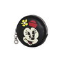 Karactermania Monedero Cookie Minnie Mouse Face - Porte-monnaie rond PVC pour enfants 3 ans et plus, 8.7 x 2.3 x 8.7 cm, multicolor, fermeture à zip