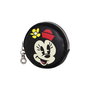 Karactermania Monedero Cookie Minnie Mouse Face - Porte-monnaie rond PVC pour enfants 3 ans et plus, 8.7 x 2.3 x 8.7 cm, multicolor, fermeture à zip