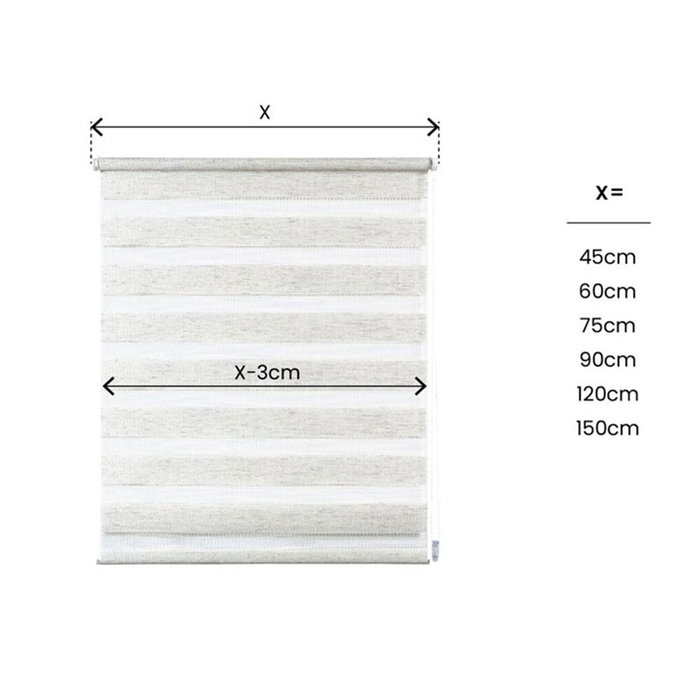Store à enrouleur Stor Planet Clip&Fix Night&Day Beige 150 x 180 cm Store à enrouleur Stor Planet Clip&Fix Night&Day Beige 150 x 180 cm