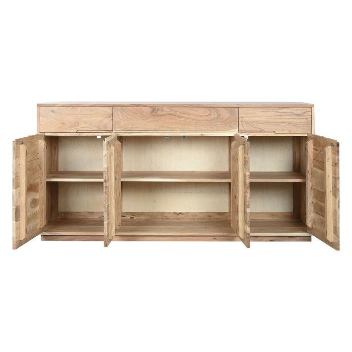 Buffet Home ESPRIT Naturel Acacia Bois Recyclé 160 x 40 x 81 cm