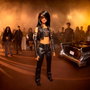 Barbie - Poupée collectionnable Barbie Signature Aaliyah Hrm80 Mattel - 29 cm - Cheveux noirs - Tenue en simili cuir noir