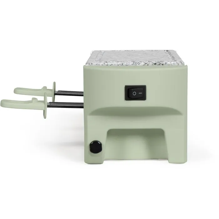 Livoo DOC369VE Appareil à raclette compact pour 2 personnes
