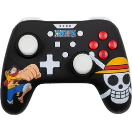 Konix One Piece - Manette Filaire pour Nintendo Switch et PC - Motif Luffy, Vibration, Câble 3 m, Poignées Antidérapantes