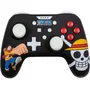 Konix One Piece - Manette Filaire pour Nintendo Switch et PC - Motif Luffy, Vibration, Câble 3 m, Poignées Antidérapantes