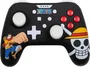 Konix One Piece - Manette Filaire pour Nintendo Switch et PC - Motif Luffy, Vibration, Câble 3 m, Poignées Antidérapantes