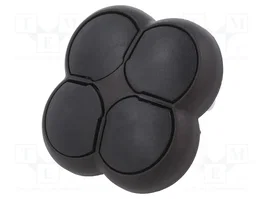 EATON ELECTRIC Commutateur RMQ-Titan à 4 positions noir Ø22,5mm IP66