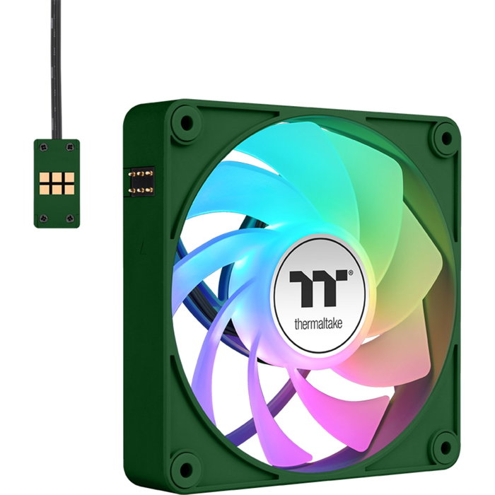Thermaltake CT120 EX Reverse ARGB Sync Racing Green Pack de 3 Thermaltake CT120 EX Reverse ARGB Sync Racing Green Pack de 3
