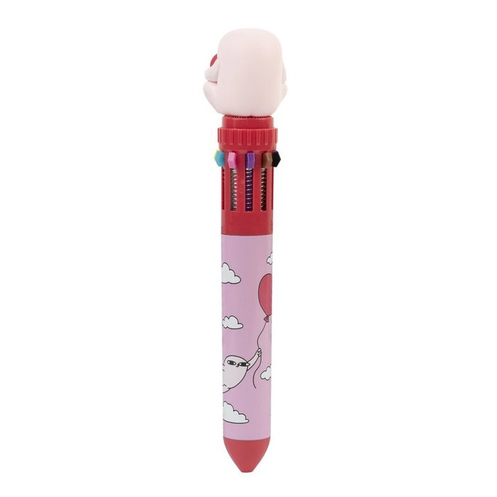 ERIK Stylo 3D 10 couleurs avec Topper 3D Personnage Ketnipz - Lot de stylos en PVC