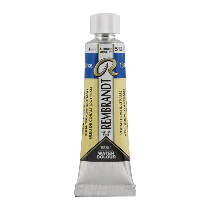 Rembrandt Aquarelle en Tube 10 ml Bleu Cobalt (Outremer) 512 Rembrandt Aquarelle en Tube 10 ml Bleu Cobalt (Outremer) 512