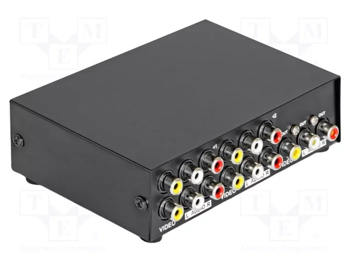 DELOCK Switch RCA 12 entrées et 3 sorties DELOCK Switch RCA 12 entrées et 3 sorties