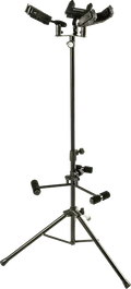 QUIKLOK Support Triple Universel pour Guitare/Basse avec Autoblocage de Sécurité