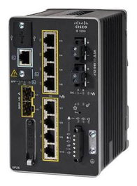 Cisco IE-3200-8P2S-E - Commutateur industriel Gigabit Ethernet 10 ports RJ-45, 2 SFP, 8 ports PoE/PoE+, SD, RS-232, USB Mini B pour environnements extrêmes