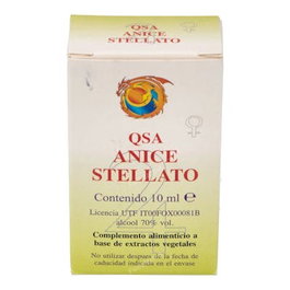 HERBOPLANET Qsa Anice Stellato Gotas 10Ml - Complément alimentaire digestion, gaz, bien-être gorge