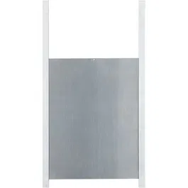 Kerbl Porte coulissante pour poulailler en aluminium, taille M 30 x 40 cm avec glissières