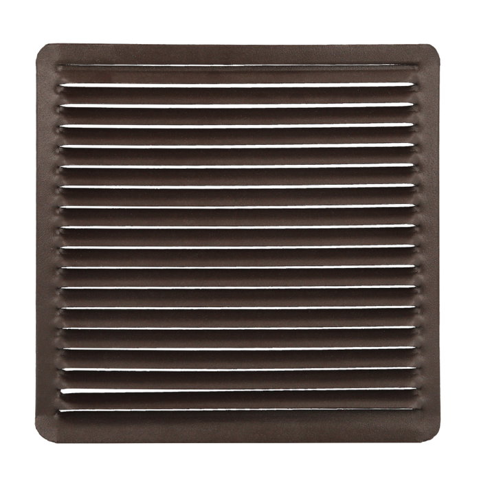 WOLFPACK LINEA PROFESIONAL Grille encastrée aluminium aspect bois 17 x 17 mm WOLFPACK LINEA PROFESIONAL Grille encastrée aluminium aspect bois 17 x 17 mm