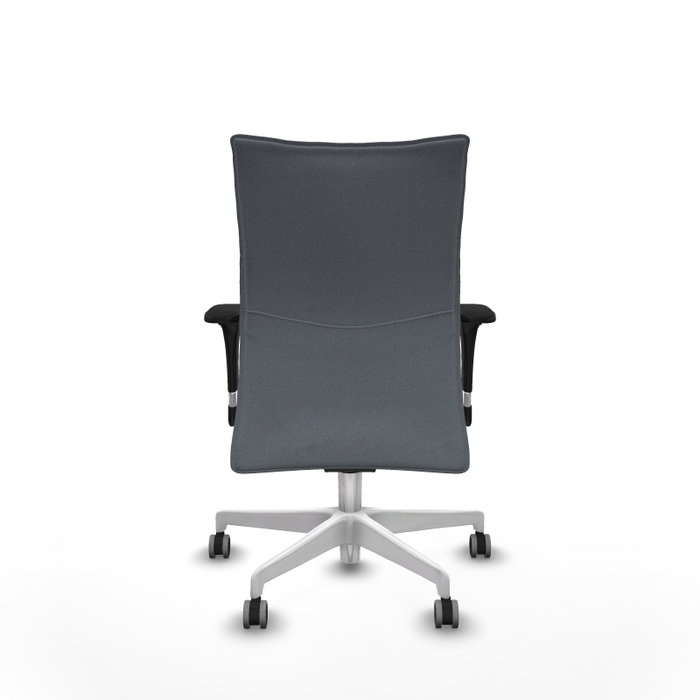 Piqueras Y Crespo Silla Albacete Confidente Gris avec Mécanisme Synchrone et Bras 1D Piqueras Y Crespo Silla Albacete Confidente Gris avec Mécanisme Synchrone et Bras 1D