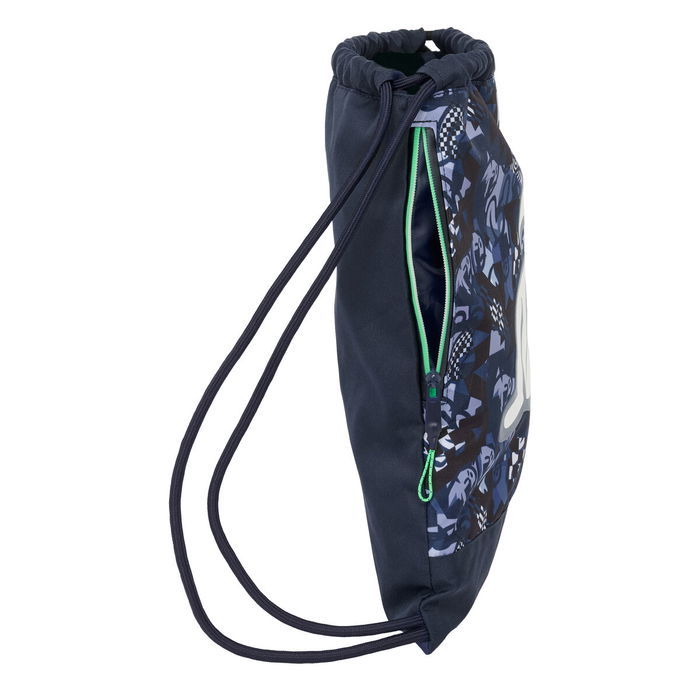 Sac à dos serré par des ficelles El Niño Navy Blue marine 35 x 40 x 1 cm