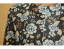 Dailylike Tissu coton Oxford vintage flower bleu 1,50m x 3m