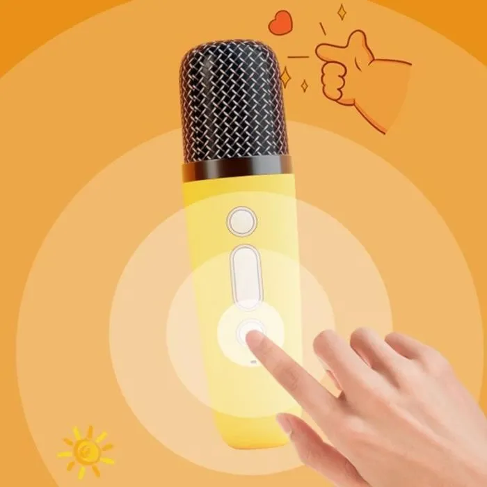 CGV Kit Karaoké - Enceinte Bluetooth avec Micro Sans Fil, Effets Vocaux Magiques, Autonomie 8h, Recharge USB CGV Kit Karaoké - Enceinte Bluetooth avec Micro Sans Fil, Effets Vocaux Magiques, Autonomie 8h, Recharge USB