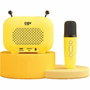 CGV Kit karaoké MAYA - Enceinte Bluetooth et micro sans fil Jaune