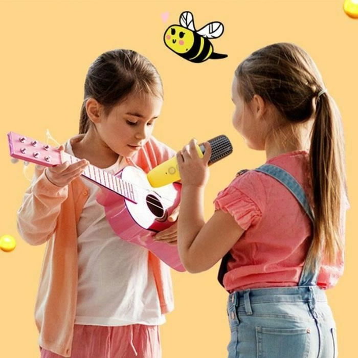 CGV Kit karaoké MAYA - Enceinte Bluetooth et micro sans fil Jaune CGV Kit karaoké MAYA - Enceinte Bluetooth et micro sans fil Jaune