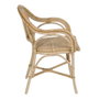 BigBuy Home Chaise de Salle à Manger Naturel Rotin