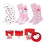 Cerdá Pack de 3 chaussettes Hello Kitty Multicolore Taille 36-43
