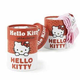 Pack de chaussettes Hello Kitty Multicouleur 3 paires