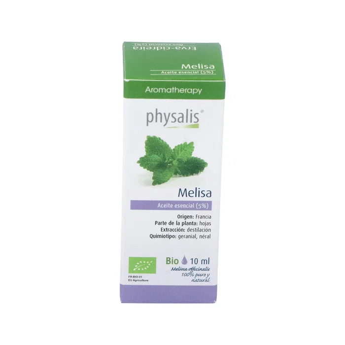 PHYSALIS Esencia Melisa 10Ml Bio - Huile Essentielle de Mélisse Bio PHYSALIS Esencia Melisa 10Ml Bio - Huile Essentielle de Mélisse Bio