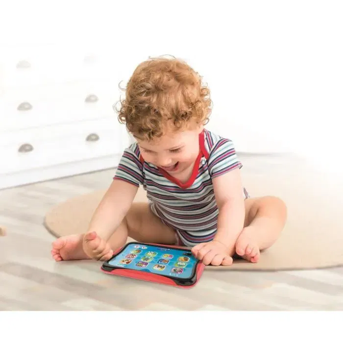 Clementoni Ma Première Tablette Parlante - Tablette Éducative et Interactive pour Bébé avec 12 Boutons Tactiles, Apprentissage des Chiffres, Lettres et Musique, Jeu d'Imitation Clementoni Ma Première Tablette Parlante - Tablette Éducative et Interactive pour Bébé avec 12 Boutons Tactiles, Apprentissage des Chiffres, Lettres et Musique, Jeu d'Imitation