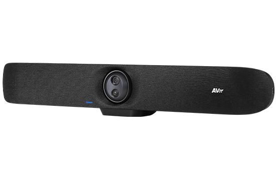 AVer VB350 - Barre vidéo 4K Dual lens avec objectif fixe 120° et PTZ 18X zoom, micros beamforming, cadrage intelligent, suivi audio, sorties USB et HDMI