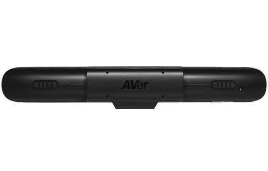 AVer VB350 - Barre vidéo 4K Dual lens avec objectif fixe 120° et PTZ 18X zoom, micros beamforming, cadrage intelligent, suivi audio, sorties USB et HDMI