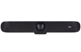 AVer VB350 - Barre vidéo 4K Dual lens avec objectif fixe 120° et PTZ 18X zoom, micros beamforming, cadrage intelligent, suivi audio, sorties USB et HDMI