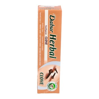 Dabur Dentifrice Clous de Girofle 100 ml - Soin Dents et Gencives Sensibles