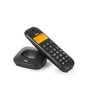 SPC 7300NS Téléphone Fixe Sans Fil Air Noir, DECT, Identifiant Appel, Répertoire 20 Contacts