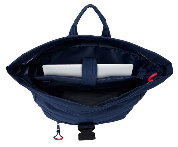 Benetton Sac à dos ordinateur portable 15,6 pouces - Noir 28x42x13 cm
